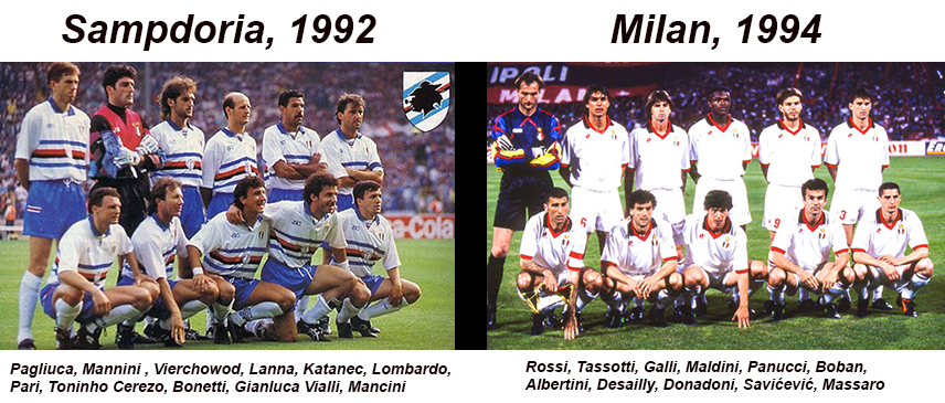 Sampdoria y milan